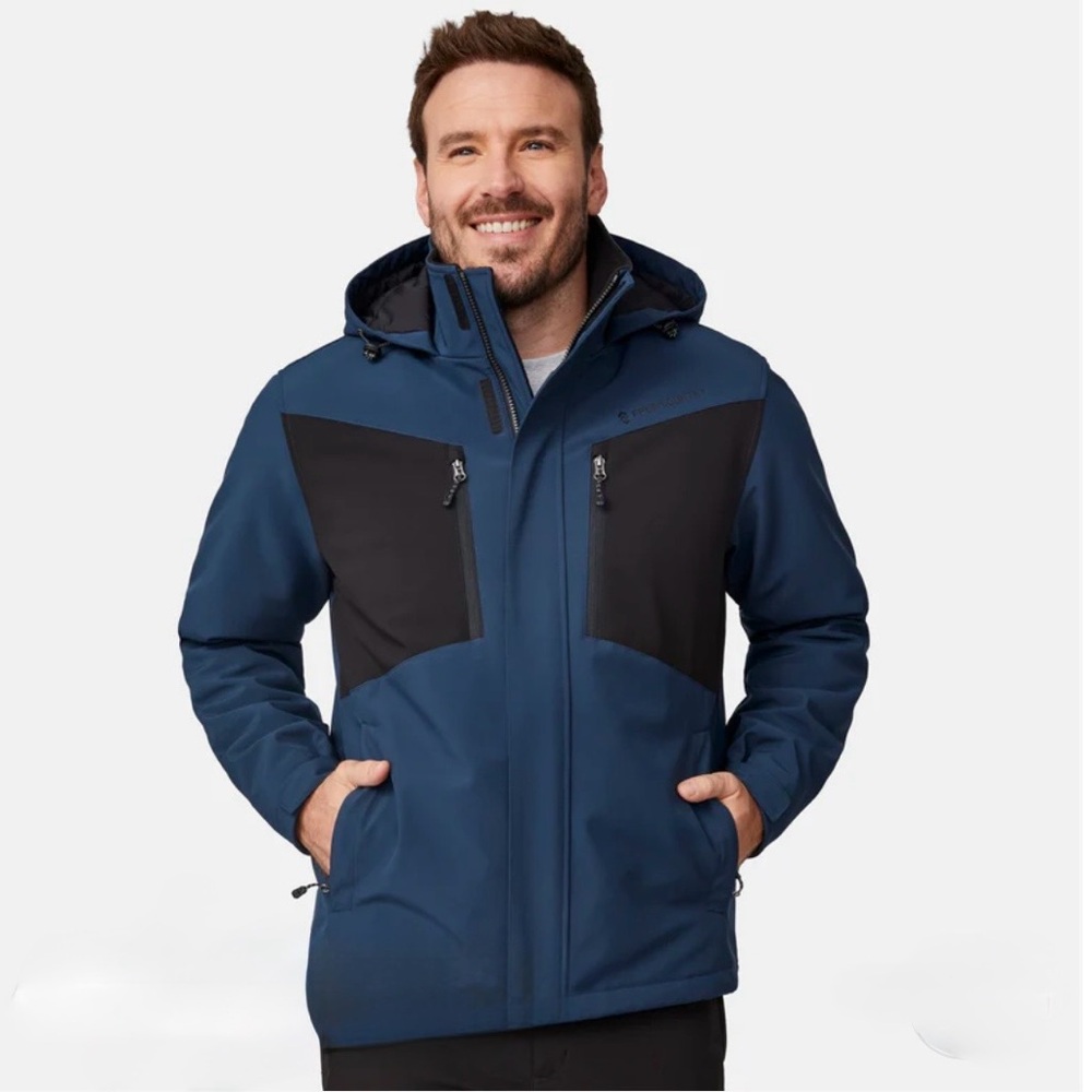 Free Country Men's Maclear Thermo Softshell Jacket size Large NWT